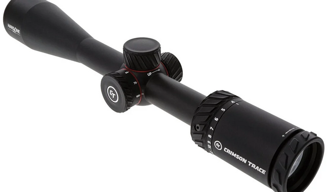 Crimson Trace Hardline Riflescope 4-16x42 MR1 MOA Reticle 30mm Tube 41-50mm Objective