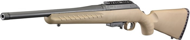 Ruger 16976 American Ranch  Full Size 7.62x39mm 5+1 16.12" Matte Black Threaded Barrel, Picatinny Rail Steel Receiver, Flat Dark Earth Fixed Synthetic Stock, Right Hand - 16976 - 736676169764