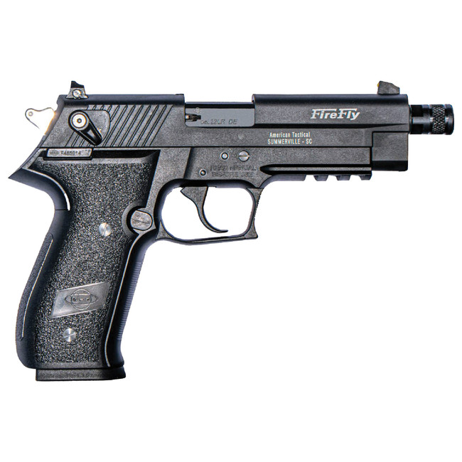 GSG Firefly Pistol 22 LR. 4.9 in. Black Threaded Barrel 10 rd. - GERG2210TFF - 813393019685
