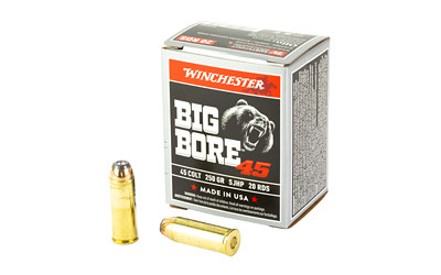 Winchester Big Bore 45 Colt Semi-Jacketed Hollow Point 250 Grain 20 Rounds - X45CBB - 020892233072