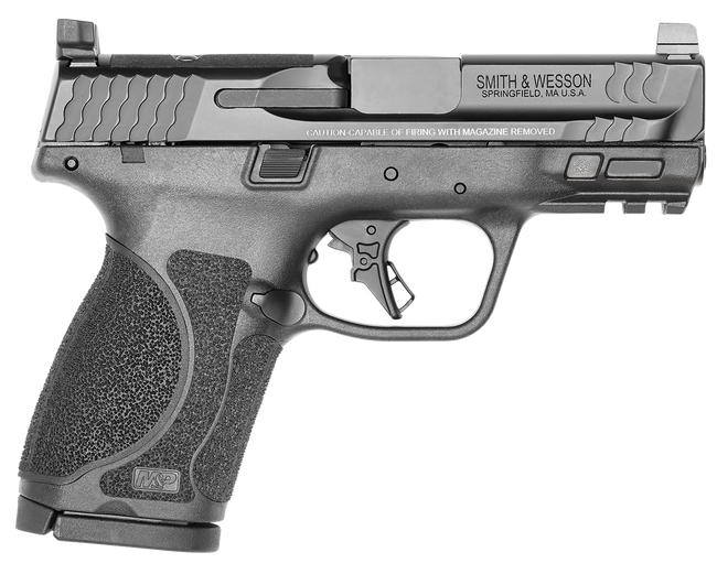 Smith & Wesson M2.0 Compact, 9mm Luger, 3.6in. Barrel, 15rd, Optic Ready - Black (13571)