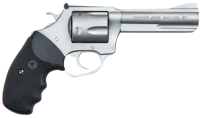 Charter Arms Professional VI 357 Magnum 4.2 in 6 Rounds Stainless Wood Grip