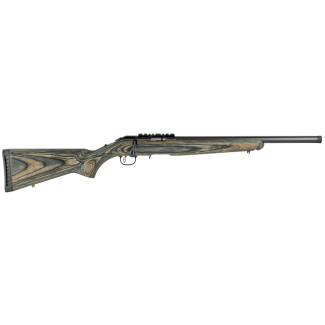 Ruger American Target 22 LR 18in 10+1 Blued Threaded Bull Laminate Right Hand - 8348 - 736676083480