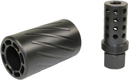 Guntec USA AR15 5.56 Muzzle Brake Aluminum Matte AR Compatible