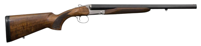 Charles Daly 512T Coach 12GA, 20in. Barrel, 3rd, Wood Stock & Forend - Gray (930114)