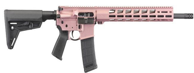 Ruger AR-556 MPR 5.56 NATO 18" 30 Rounds Rose Gold Cerakote