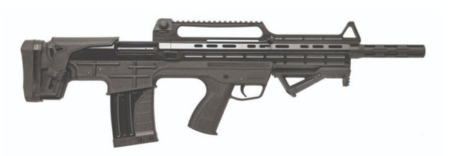 Garaysar Fear-104 Bullpup Semi-Auto Shotgun - Black | 12ga | 20" Barrel | Aluminum Handguard | Includes Carry Handle
