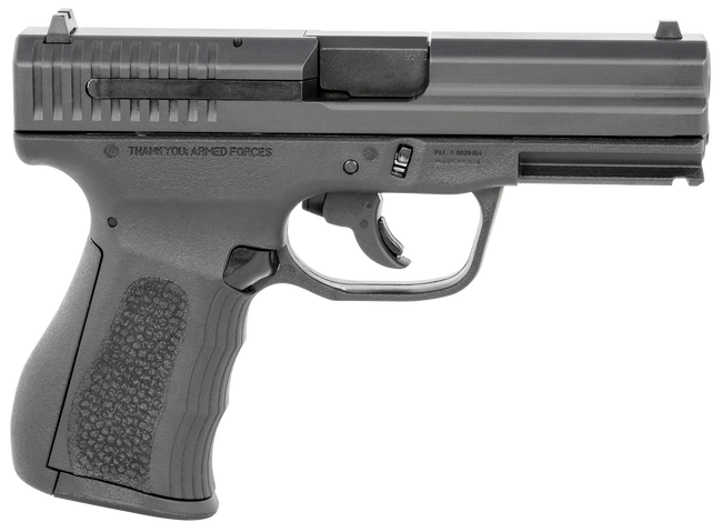 FMK G9C1G2BSSCM 9C1 G2 *CA/MA Compliant 9mm Luger 10+1 4" Black Stainless Steel Barrel, Black Serrated Carbon Steel Slide, Black Polymer Frame w/Picatinny Rail, Black Backstrap Grip