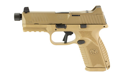 FN 509M Tactical Bundle Handgun 9mm Luger 15rd (1) & 24rd (4) Magazines 4.5" Threaded Barrel FDE Optics Ready - 66-101709 - 845737017392