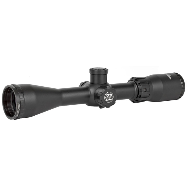 BSA Optics Sweet 22 SP Rifle Scope 3-9x40mm Duplex Reticle 1in Mount for .22 Rifles