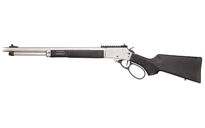 Smith & Wesson 13812 1854  44 Mag 9+1 19.25" Stainless Steel Threaded Barrel, Picatinny Rail Receiver, Fixed Black Synthetic Stock - 13812 - 022188896862