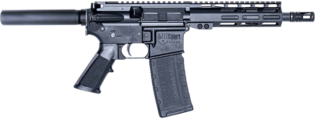 American Tactical Inc. MilSport AR Pistol 300 AAC Blackout 8.5in 30rd Matte