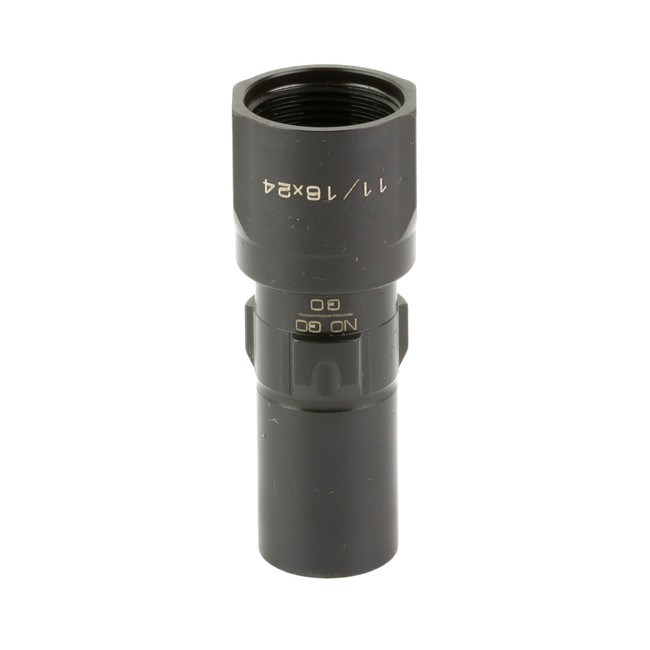 Rugged Suppressors OA011 3 Lug Adapter  45 ACP 11/16"-24 tpi Threads, Black - OA011 - 859383006938