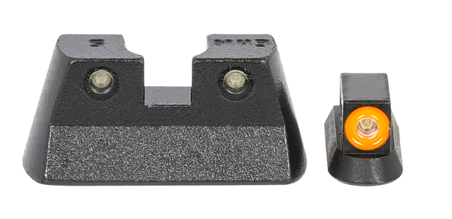 Meprolight Front Sight Orange Ring Green Tritium Rear CZ75/82/83/85