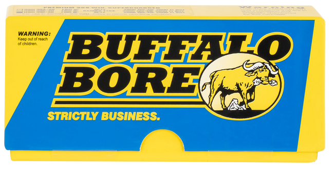 Buffalo Bore Ammunition 39C20 Premium Strictly Business 308Win 180gr Spitzer Supercharged 20 Rounds