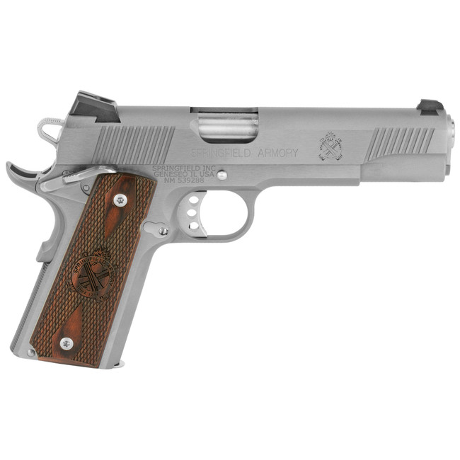 Springfield Armory 1911 Loaded 45 ACP 5 Inch 7 Rounds Stainless Cocobolo Grip - PX9151LCA - 706397913151