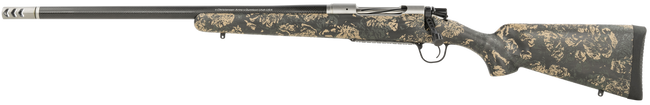 Christensen Arms 8010617100 Ridgeline FFT 6.5 Creedmoor 4+1 20" Carbon Fiber/Threaded Barrel, Stainless Steel, Green with Black/Tan Accents Stock,
