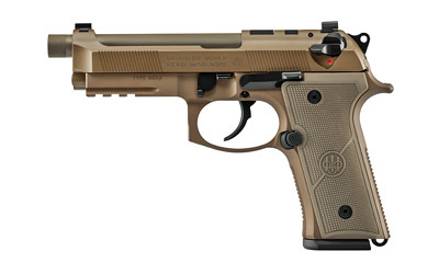 Beretta M9A4 9mm Luger 5.1 in Barrel 15 Rounds Flat Dark Earth Cerakote - JS92M9A4M15 - 082442940694