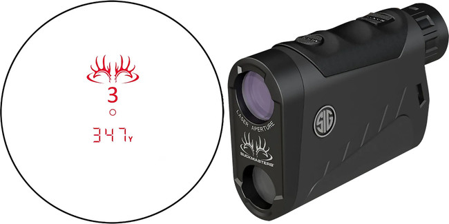 Sig Sauer Buckmasters 1500 6x 22mm Riflescope Rangefinder Buckmasters BDC Holdover to 1500 Yards - SOK15601 - 798681644919