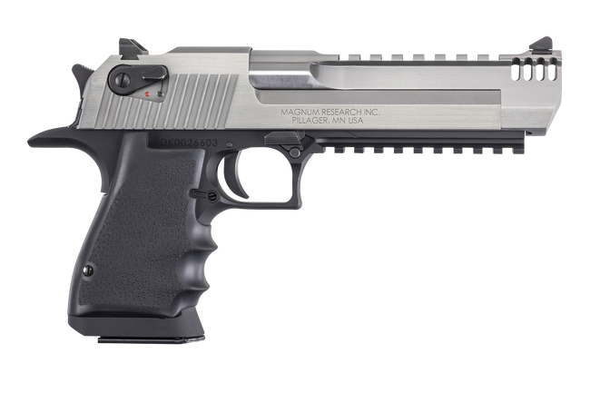Magnum Research DE44ASIMB Desert Eagle Mark XIX L6 44 Rem Mag 6" 8+1 Black Hardcoat Anodized Aluminum Frame Stainless Steel Slide Black Polymer Grip