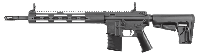 Kriss USA DMC22BL01 DMK22C  Full Size 22 LR 10+1 16.50" Black Nitride Steel Threaded Barrel, Black Aluminum Receiver, Black Synthetic 6 Position Stock, Black Polymer Grips