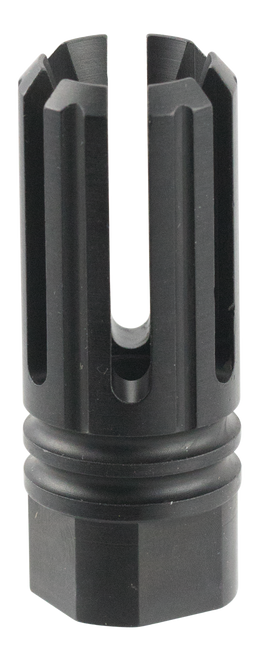 TacFire MZ10053BN 6 Prong Flash Hider Black Nitride Steel with 5/8"-24 tpi Threads, 2.22" OAL & 0.87" Diameter for 308 Win AR-10