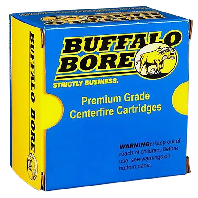 Buffalo Bore Ammunition 21A20 Heavy Strictly Business 10mmAuto 200gr Full Metal Jacket Flat Nose 20 Rounds