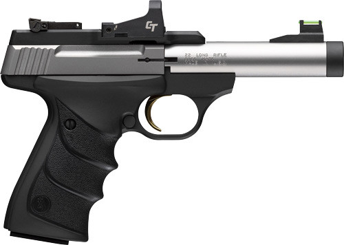 Browning Buck Mark Micro Bull SR 22 Long Rifle 4 Inch 10 Round Matte Stainless - 051595490 - 023614861706