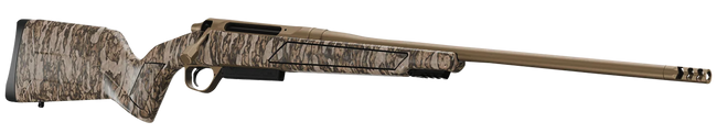 Christensen Arms 8011501400 Evoke  Full Size 6.5 PRC 4+1 22" Flat Dark Earth Cerakote #4 Contour Threaded Barrel, Mossy Oak Bottomland Fixed Hybrid Hunter w/Picatinny Rail Synthetic Stock