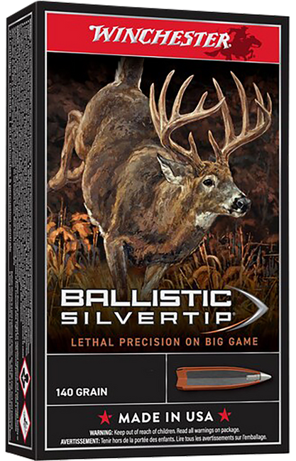 Winchester, Ballistic Silvertip, 6.5 PRC, Bonded Rapid Expansion PHP, 140 Grain, 20 Rounds