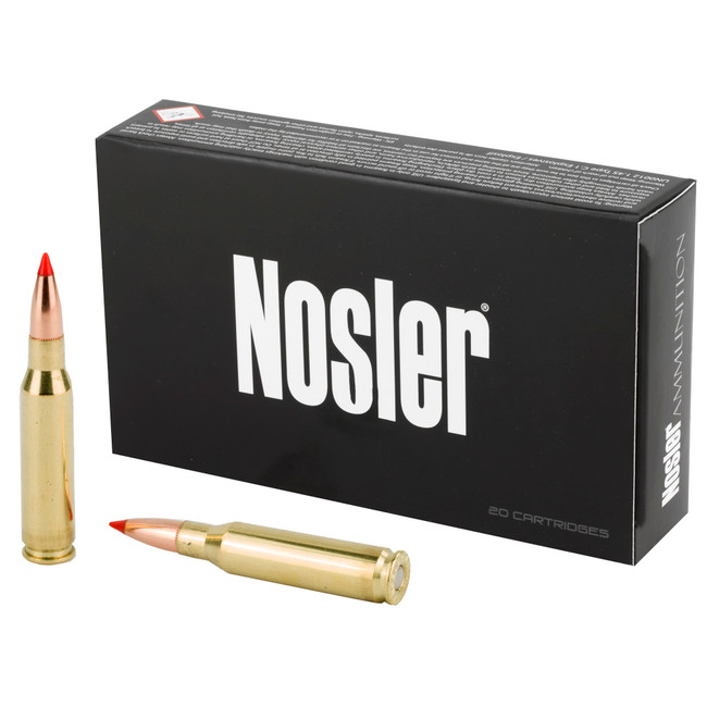 Nosler Ballistic Tip Rifle Ammunition 7mm-08 Rem. 120 gr. BT SP 20 rd. - 40060 - 054041400602