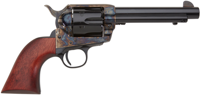 Pietta HF45CHS512NM 1873 Great Western II Californian 45 Colt (Long Colt) 6rd 5.50" Blued Steel Barrel & Cylinder, Color Case Hardened Steel Frame, Walnut Grip, Exposed Hammer