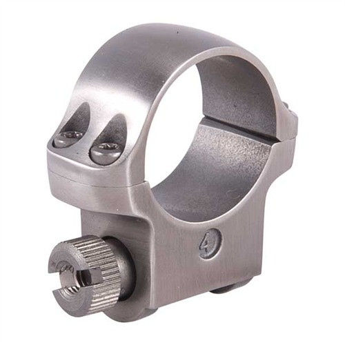 Ruger 90282 Silver 1 Inch Medium Scope Ring for 42 MM Objective Diameter