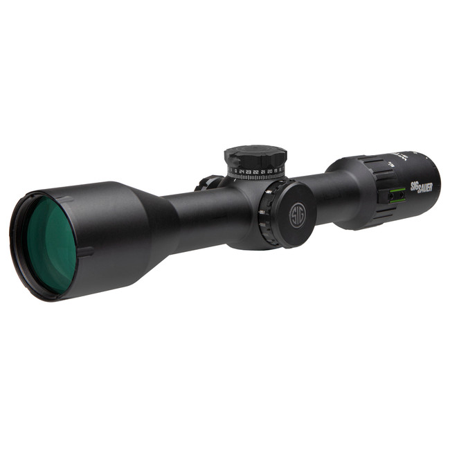 Sig Sauer Whiskey6 3-18x44mm Scope 30mm Tube MoA Milling Hunter 2.0 Reticle Locking Turrets