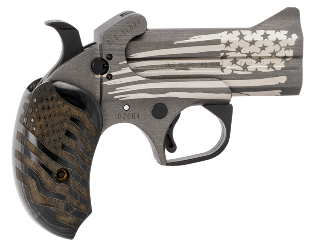 Bond Arms BAOG Old Glory  45 Colt (LC)/410 Gauge 3.50" 2 Round American Flag Stainless Steel Cerakote