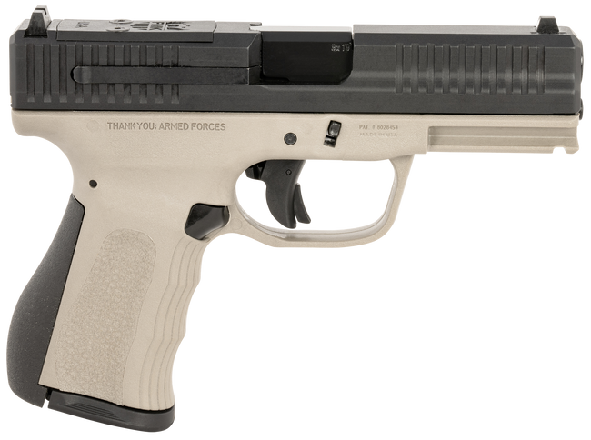 FMK Mach 9 G3 Pistol 9mm Titanium Grey 14 Rd.