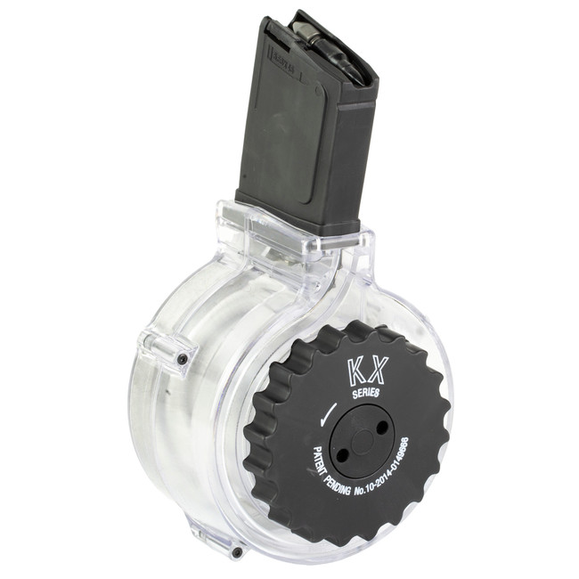KCI AR-15 50rd Drum Magazine .223 5.56 Compatible with AR-15 M16 M4 - KCIMZ036 - 851586008054