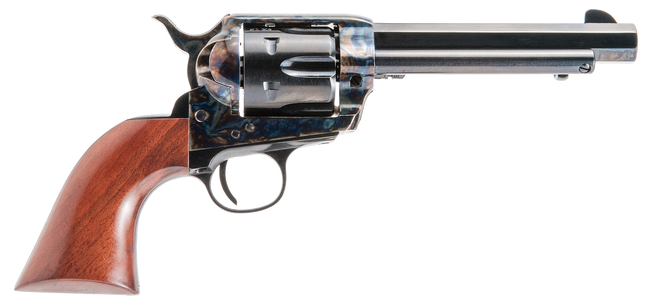 Cimarron PP401MALO El Malo Pre-War 1896-1940 38 Special 6 Shot, 5.50" Blued Octagon Steel Barrel, Blued Cylinder, Color Case Hardened Steel Frame, Walnut Grip, Exposed Hammer