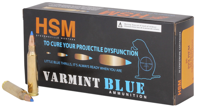 Hsm Varmint 223 Remington Sierra Blitzking 54 Grain 20 Rounds