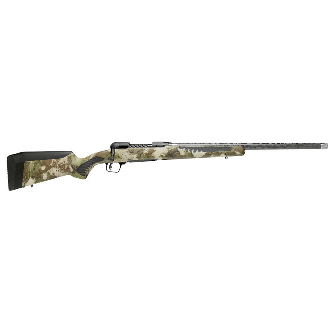 Savage 110 UltraLite 7mm Prc 22in Threaded 2+1 Woodland Camo AccuStock - 58029 - 011356580290