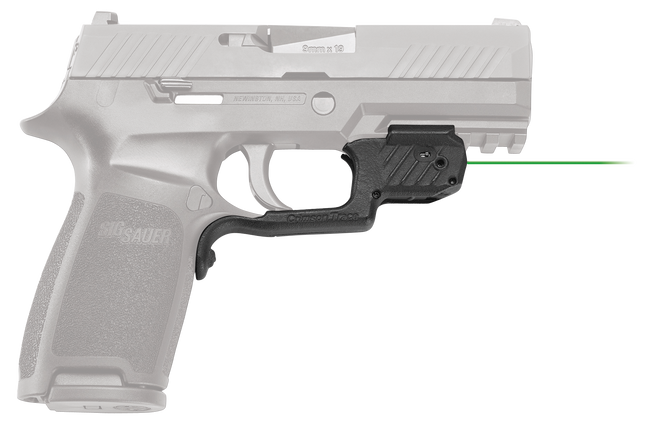 Crimson Trace 0177801 LG-420G Green Laserguard  Black Sig Sauer P320/M17/M18