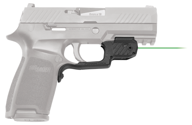 Crimson Trace 0177801 LG-420G Green Laserguard  Black Sig Sauer P320/M17/M18