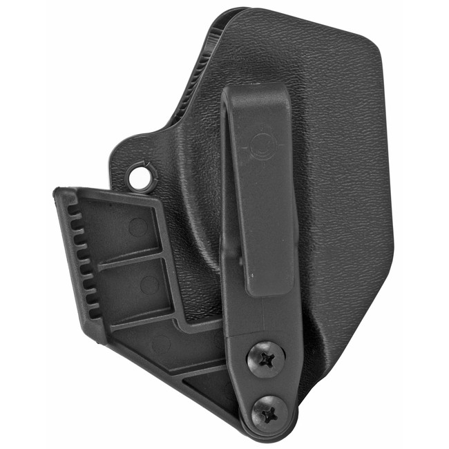 Mission First Tactical H2RUEC9AIWBM Minimalist Holster IWB Black Polymer Belt Clip Fits Ruger EC9/EC9s/LC9/LC9s Ambidextrous - H2RUEC9AIWBM - 814002024632