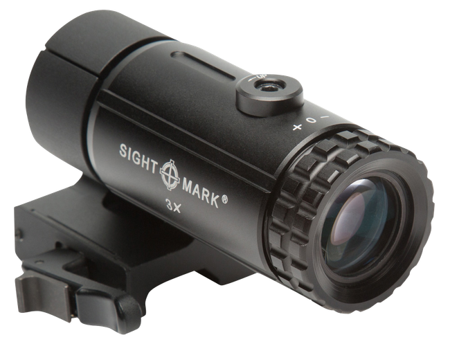 Sightmark T-3 3x Magnifier with Flip to Side Mount for 30mm Red Dot Sights
