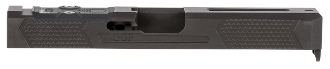Grey Ghost Precision GGP173OCV4 GGP17 Version 4 Slide Compatible w/Glock G17 Gen3, Milled For Trijicon RMR & Leupold Deltapoint Pro, 17-4 Stainless Steel w/Black Nitride Finish