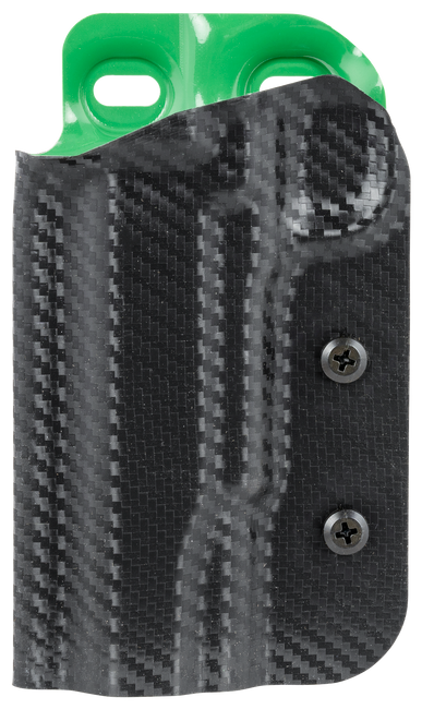 Uncle Mike's 54RNC03BGL Range/Competition Holster OWB Black/Green Boltaron Belt Slide Fits Colt 1911 Fits 5" Barrel