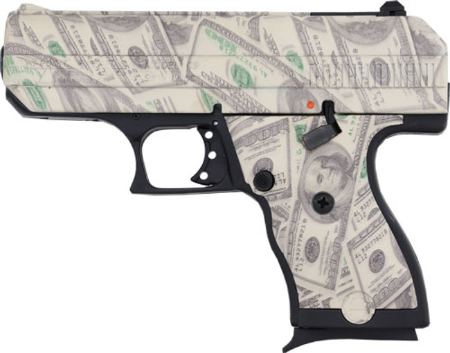 Hi-Point C-9 Pistol 9mm 3.5 in 8 Rounds Dollar Bill Finish Green