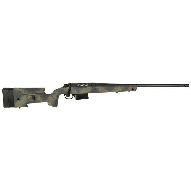 Bergara Rifles B14S382CF B-14 HMR Carbon Wilderness 6.5 Creedmoor 5+1 24" Carbon Fiber Wrapped Barrel, Woodland Camo Molded with Mini-Chassis Stock, Right Hand - B14S382CF - 043125016167