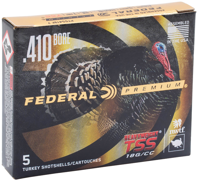 Federal PTSS419F8 Premium Turkey Heavyweight TSS 410Gauge 3" 13/16oz 8Shot 5 Rounds