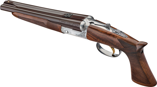 Pedersoli Howdah Deluxe 410 Bore, 10.25in. Barrel, 2rd, Wood Stock & Forend - Gray (210207)